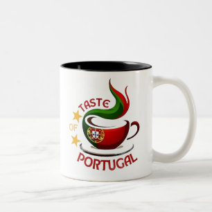Taza Bicolor Sabor De La Mug De Portugal