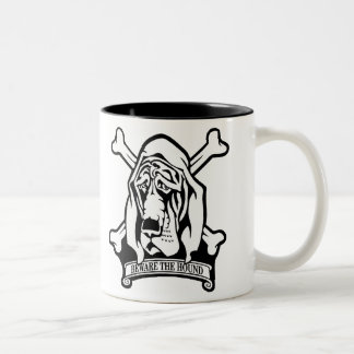 Taza Bicolor Sabueso-Guárdese del perro