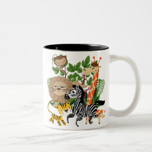 Taza Bicolor Safari animal