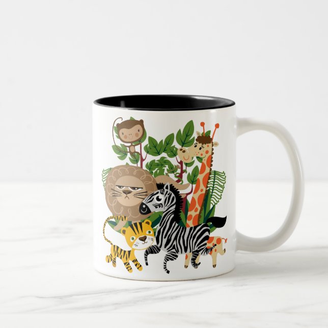 Taza Bicolor Safari animal (Derecha)