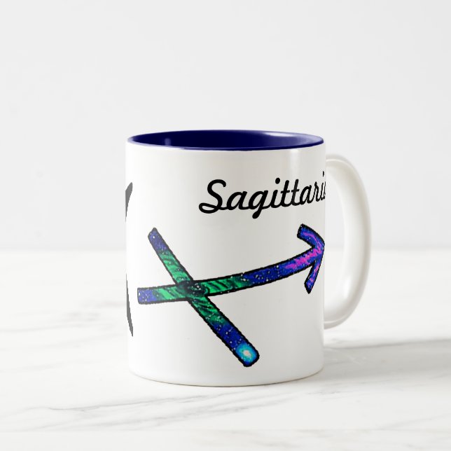 Taza Bicolor Sag. Ziqpu  (Anverso derecho)