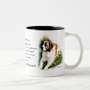 Taza Bicolor Saint Bernard Lovers