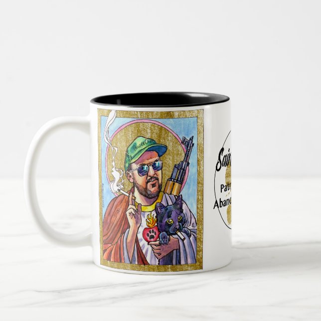 Taza Bicolor Saint Mersh Mug (Izquierda)