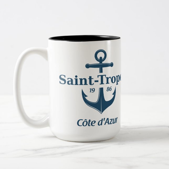 Taza Bicolor Saint Tropez (Izquierda)