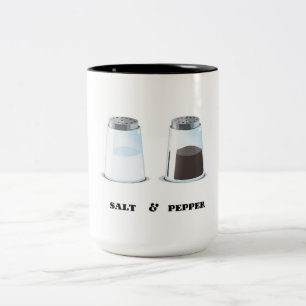 Taza Bicolor Sal y pimienta
