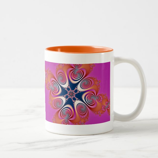 Taza Bicolor Salamander - Arte Fractal (Derecha)