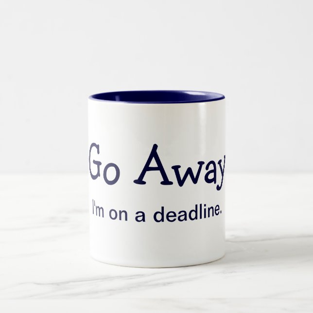 Taza Bicolor Salga. Estoy en un plazo. (Taza) (Centro)