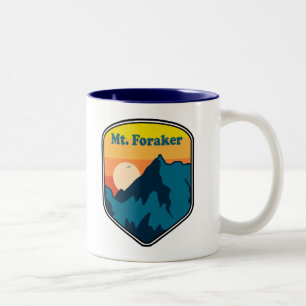 Taza Bicolor Salida del sol en Mt. Foraker Alaska