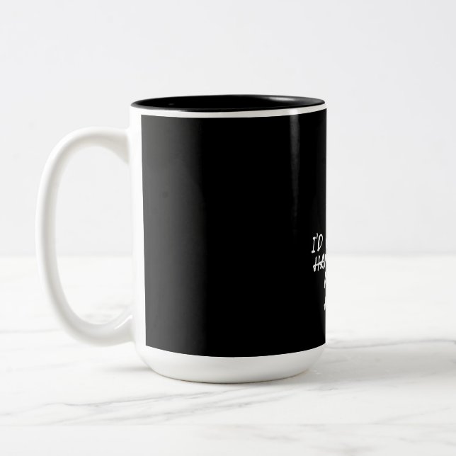 Taza Bicolor Salir Con Mi Hamster (Izquierda)