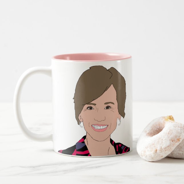 Taza Bicolor Sally Yates (Con donut)