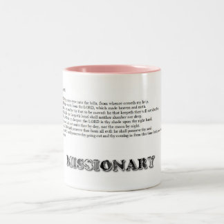 Taza Bicolor salmo 121, MISIONARIO