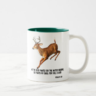 Taza Bicolor Salmo 42:1 Mug