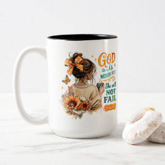 Taza Bicolor Salmo 46:5.