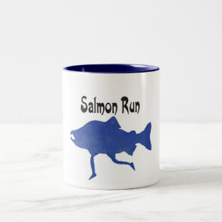 Taza Bicolor Salmones (PESCADOS)