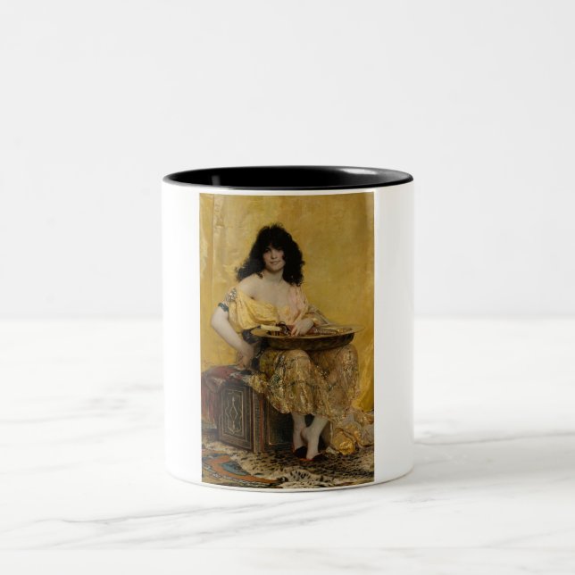 Taza Bicolor Salomé (retrato femenino) (de Henri Regnault) (Centro)