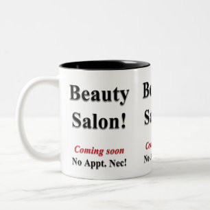 Taza Bicolor Salón de belleza, Barbershop, Tanning, Nail Salon 