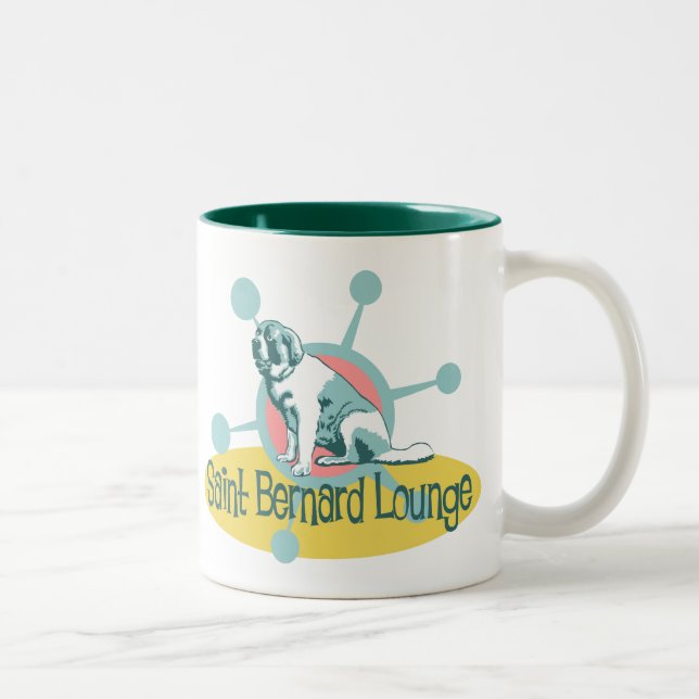 Taza Bicolor Salón retro de St Bernard (Derecha)