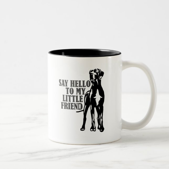 Taza Bicolor saludo a mi amiguita (Derecha)