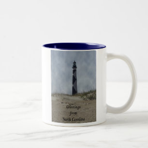 Taza Bicolor Saludos de Carolina del Norte