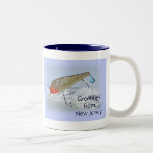 Taza Bicolor Saludos desde New Jersey Pshing Lure