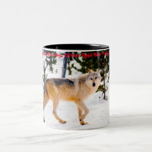 Taza Bicolor Saludos navideños 'Mi pareja', 'macho alfa',