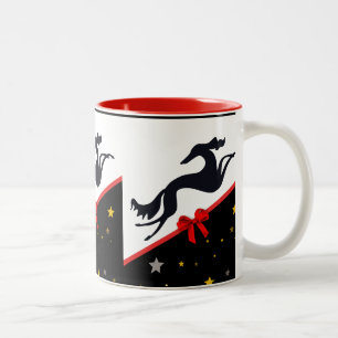 Taza Bicolor ¡Salukis en fiesta!