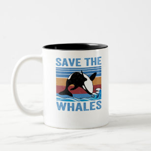 Taza Bicolor salva a las ballenas