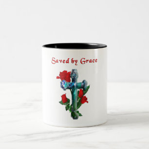 Taza Bicolor Salvado por la gracia