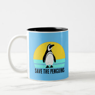 Taza Bicolor Salvar a los pingüinos