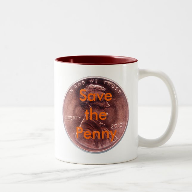 Taza Bicolor Salvar el centavo (Derecha)