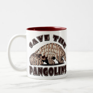 Taza Bicolor Salvar el Pangolin