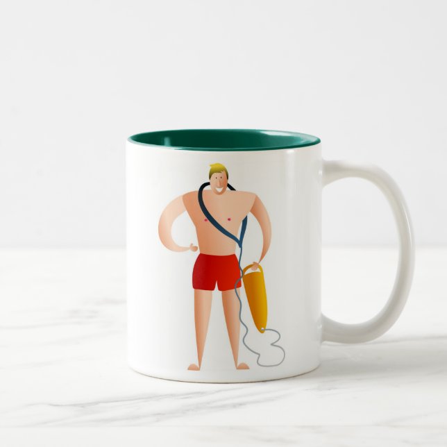 Taza Bicolor Salvavidas (Derecha)