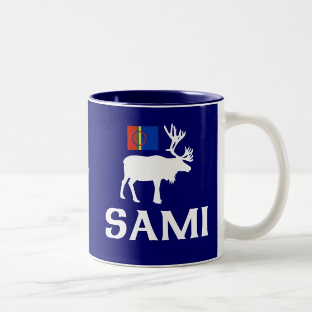 Taza Bicolor Sami, la gente de ocho estaciones (Derecha)