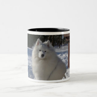 Taza Bicolor samoyedo