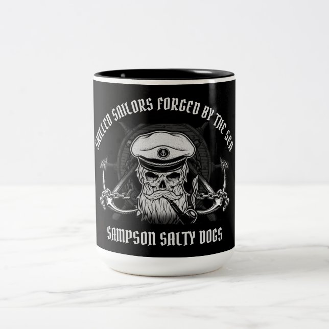 TAZA BICOLOR SAMPSON SALTY DOGS (Centro)