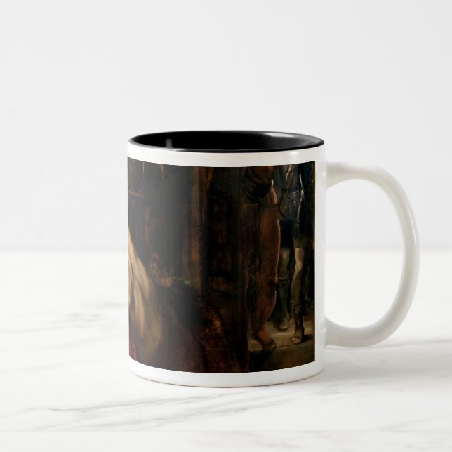 Taza Bicolor Samson y Delilah, c.1609 (Derecha)