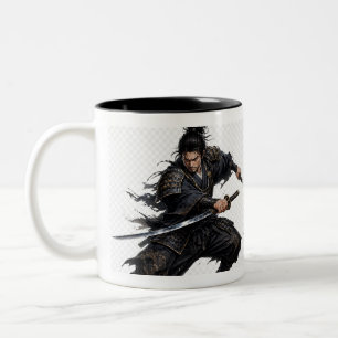 Taza Bicolor Samurái Lucha Contra Tus Demonios Inspirador