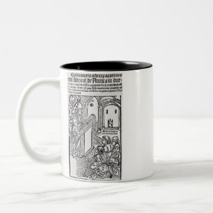 Taza Bicolor San Alberto Magno Doctor Universal del Arte