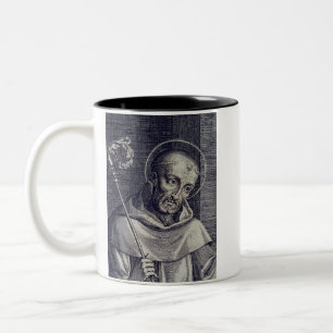 Taza Bicolor San Bernardo de Claraval Doctor Melifluo Arte