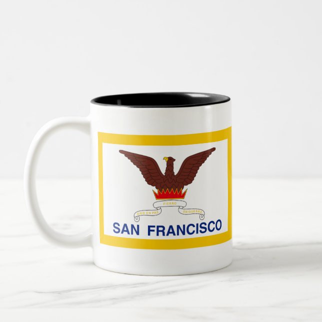 Taza Bicolor San Francisco California (Izquierda)