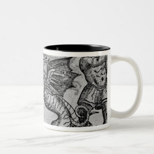 Taza Bicolor San Jorge y el dragón