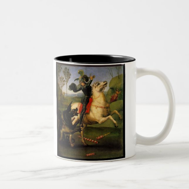 Taza Bicolor San Jorge y el dragón (Derecha)
