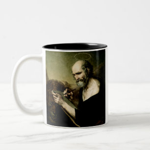 Taza Bicolor San Marcos el Evangelista Premium Majestad Venecia