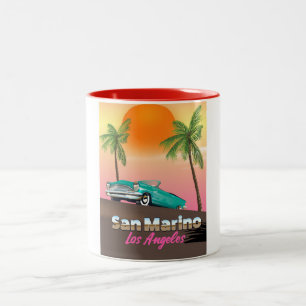 Taza Bicolor San Marino Los Ángeles