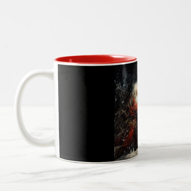 Taza Bicolor San Nicolás VS Krampus (Izquierda)