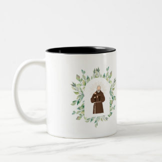 Taza Bicolor San Padre Pío Mug