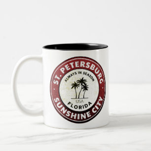 Taza Bicolor San Petersburgo Sunshine City Florida
