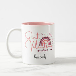 Taza Bicolor San Valentino bendijo que te encanta la personaliz