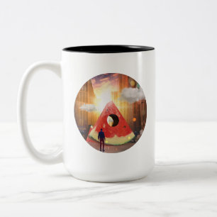 Taza Bicolor Sandía en la Calle