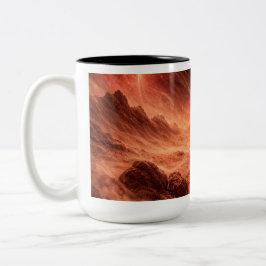 Taza Bicolor Sandstorm on Orange Planet